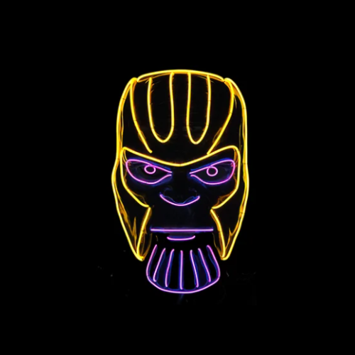 Masque lumineux - Thanos